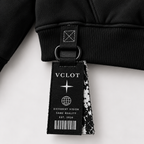 Black | VCLOT High Stakes hoodie, hanging label detail