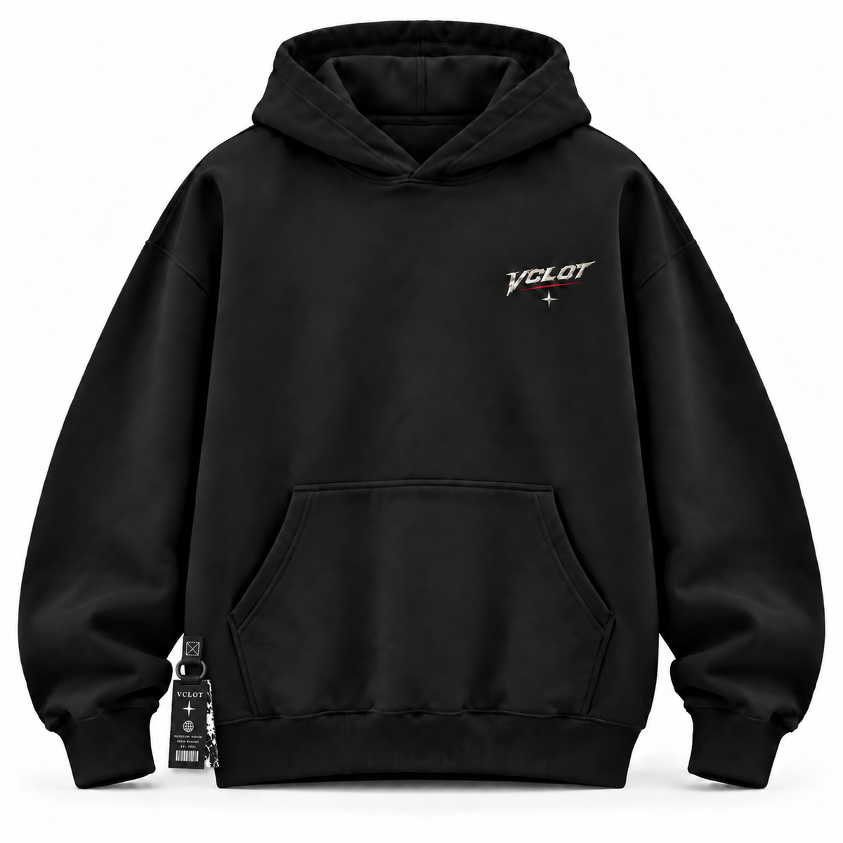 Black | VCLOT Night Vision hoodie, front view